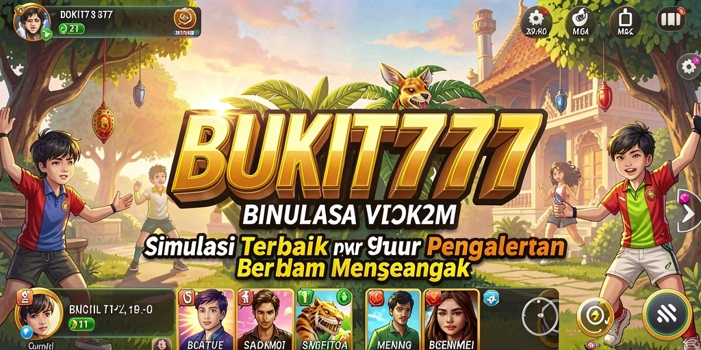Tampilan gameplay menarik dari BUKIT777 yang penuh warna.
