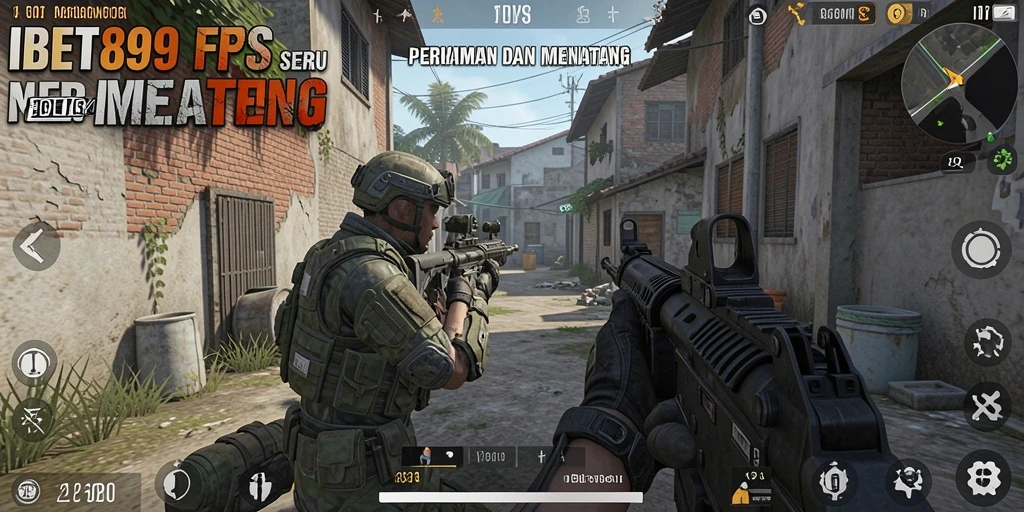 Screenshot gameplay IBET899 yang menunjukkan aksi tembak-menembak seru.