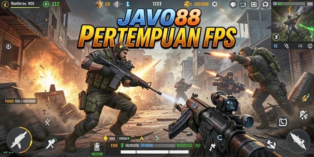 Tampilan gameplay <strong>JAVO88</strong> yang menegangkan di tengah pertempuran.