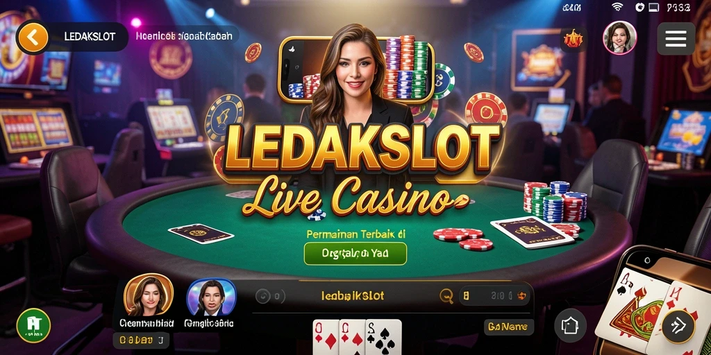 Tampilan gameplay mendebarkan di LEDAKSLOT Live Casino.