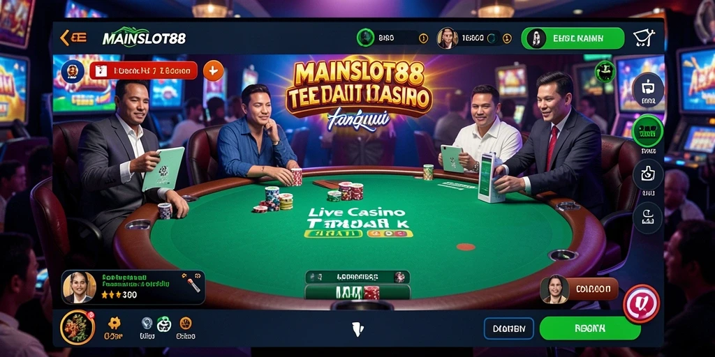 Gameplay seru dengan dealer langsung di MAINSLOT88.