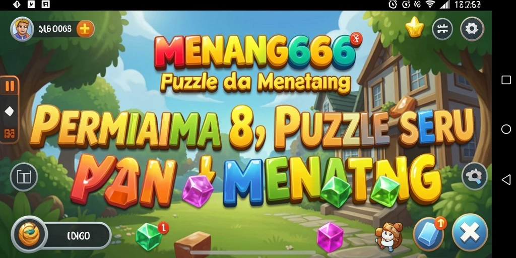 Tampilan gameplay seru dari MENANG666 yang penuh tantangan Puzzle.