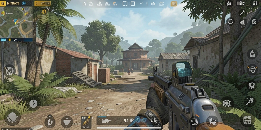 Tampilan menarik dari gameplay TPS di <strong>MITRA77</strong>.