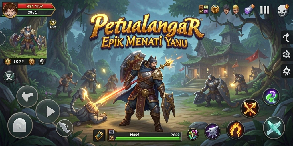 Screenshot gameplay N32 yang menampilkan petualangan seru dan grafik indah.