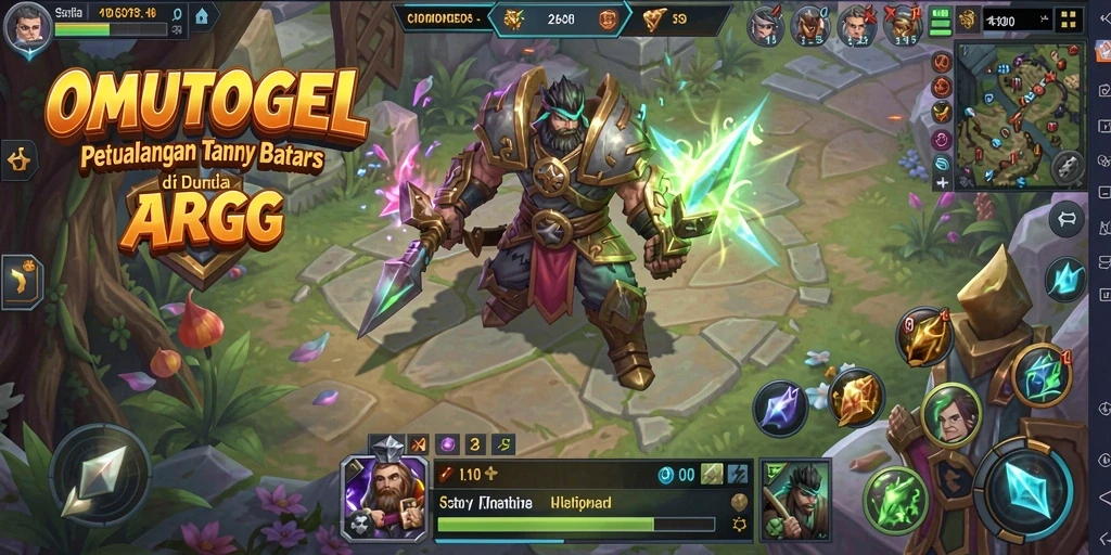 Tampilan epic dari gameplay OMUTOGEL yang menantang dan seru.