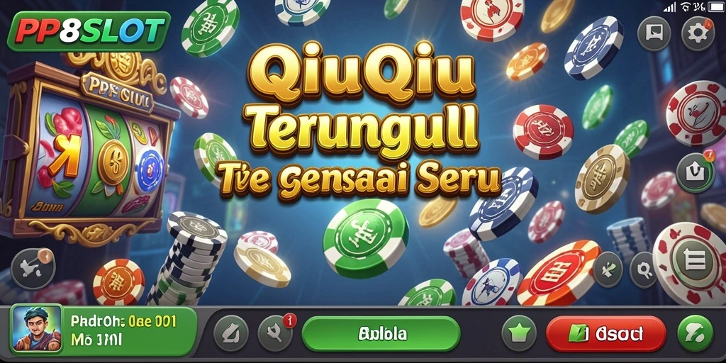 Screenshot PP8SLOT memperlihatkan aksi seru dalam permainan QiuQiu.