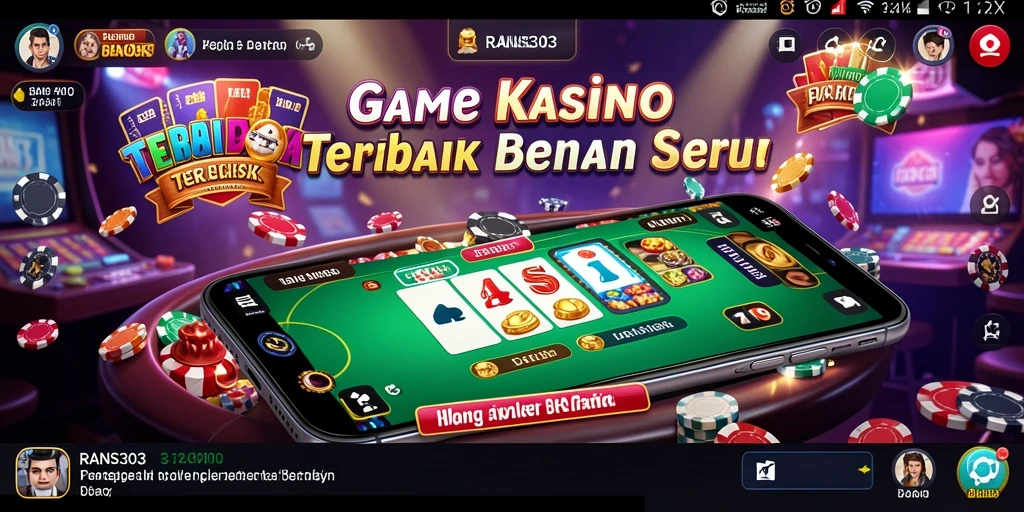 Screenshot utama RANS303 menampilkan gameplay Kasino yang seru dan menarik.