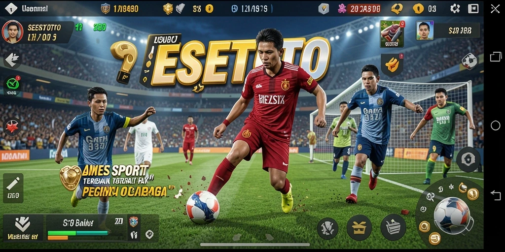 Gameplay seru dalam SESETOTO dengan grafis memukau.
