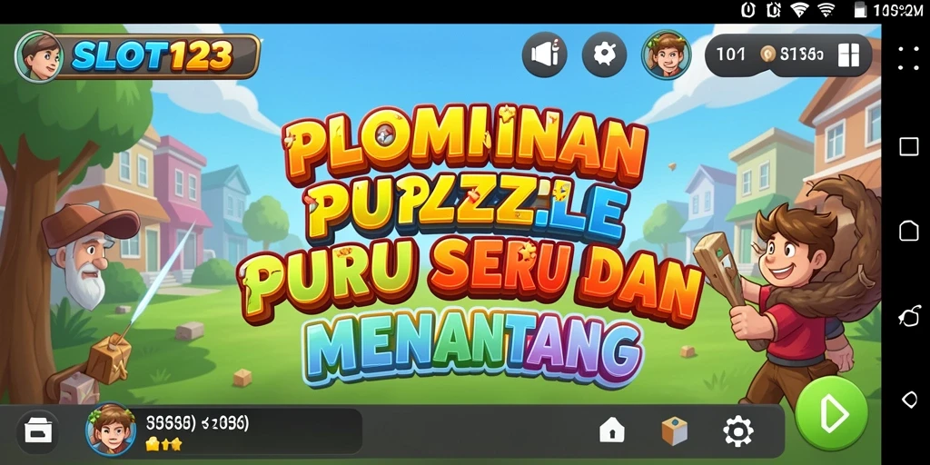 Tampilan gameplay SLOT123 menampilkan tantangan Puzzle yang seru dan menarik.