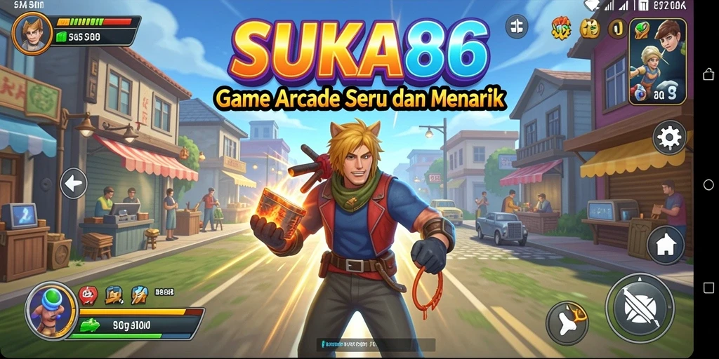 Tampilan gameplay SUKA86 dengan aksi seru dan tantangan menarik.