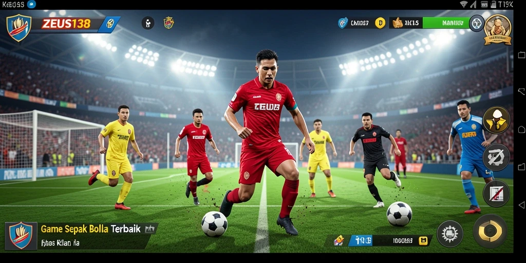 Gameplay seru dari ZEUS138 menampilkan aksi sepak bola yang mendebarkan.