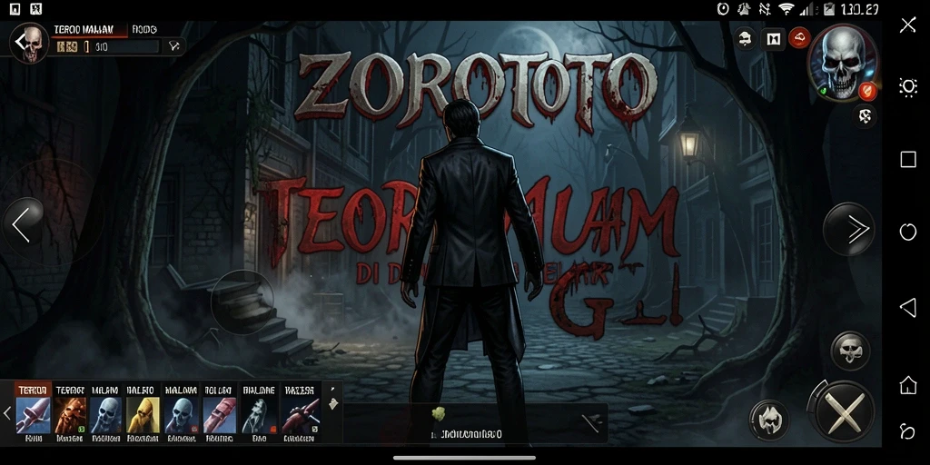 Gameplay menyeramkan ZOROTOTO menunjukkan suasana mencekam yang penuh ketegangan.